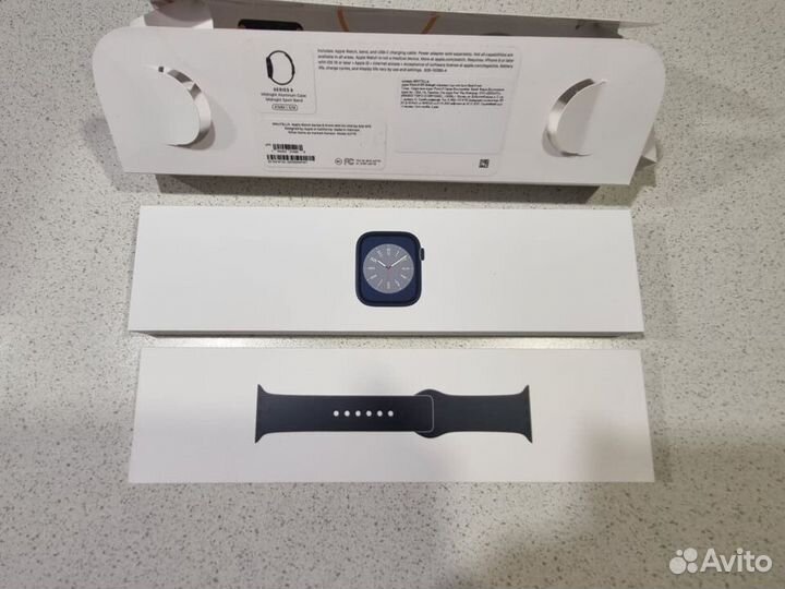 Apple Watch Series 8, 41 мм Темная ночь