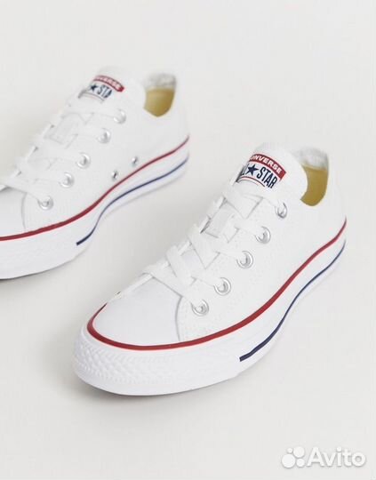 Новые белые кеды Converse низкие