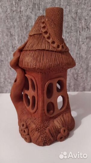 Подсвечник-домик, статуэтка, сувенир, подарок