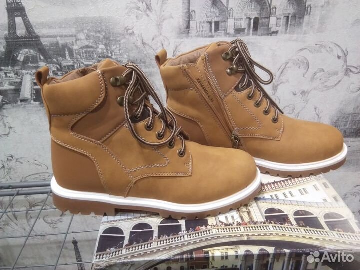 Ботинки демисезонные для девочки 35 размер
