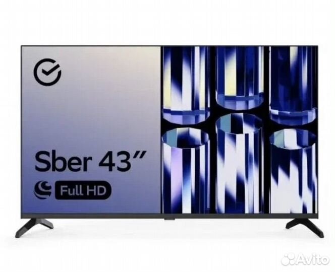 Телевизор Sber SDX-43F2120B, 43''