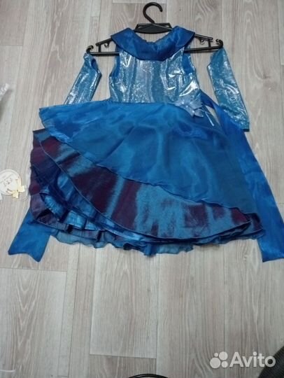 Синее платье для девочки