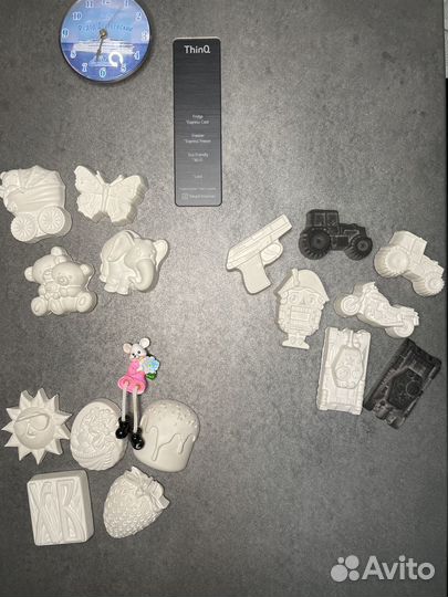 Гипсовые раскраски на магните