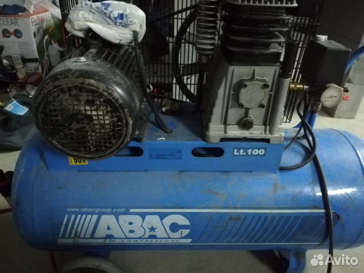 Компрессор воздушный abac 100 литров 380в