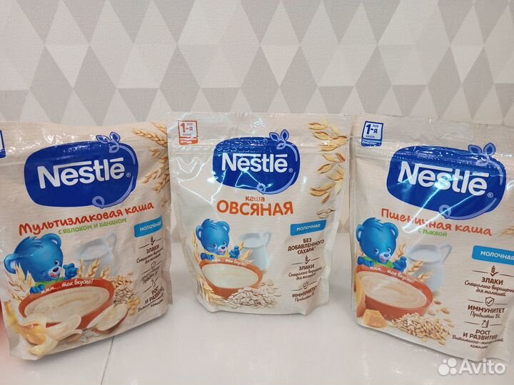 Молочные каши нестле