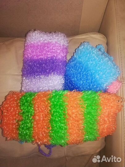 Мочалка ручной работы