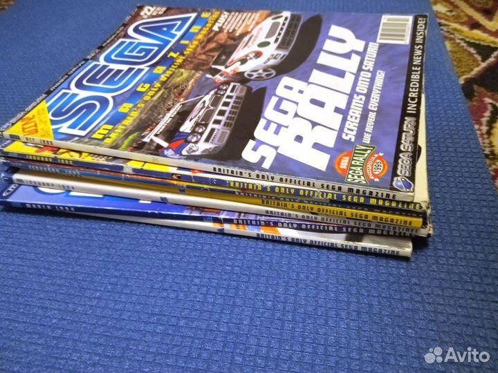Журнал Sega magazine 94, 95 годы. Официальный