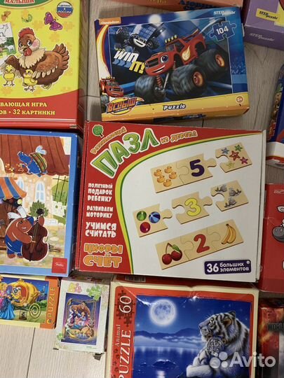Развивающие игры, пазлы
