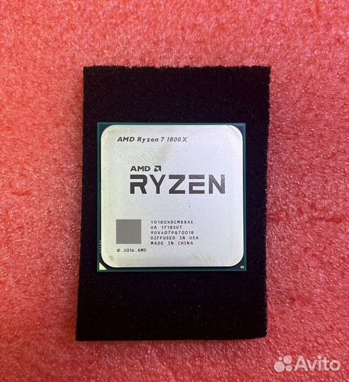 Процессор AMD Ryzen 7 1800X AM4, 8 x 3600 мгц