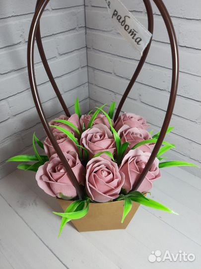 Букеты ручной работы из мыла