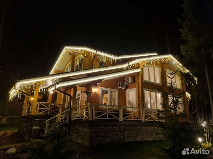 Гирлянда бахрома уличная в наличии