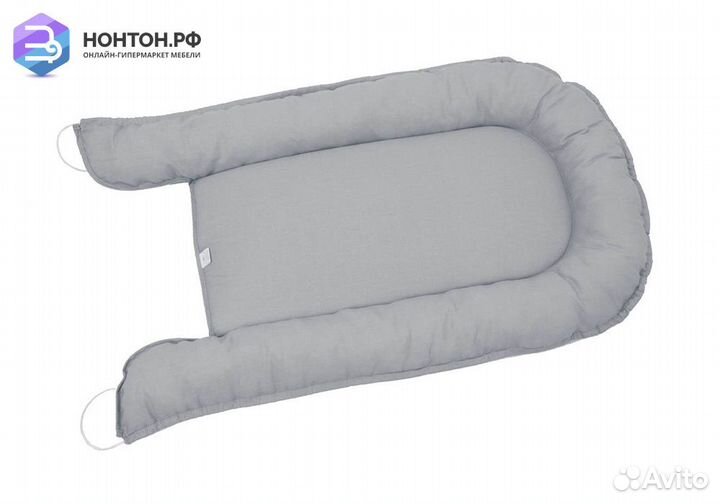 Бортик детский Гнездышко Polini kids звезды серый