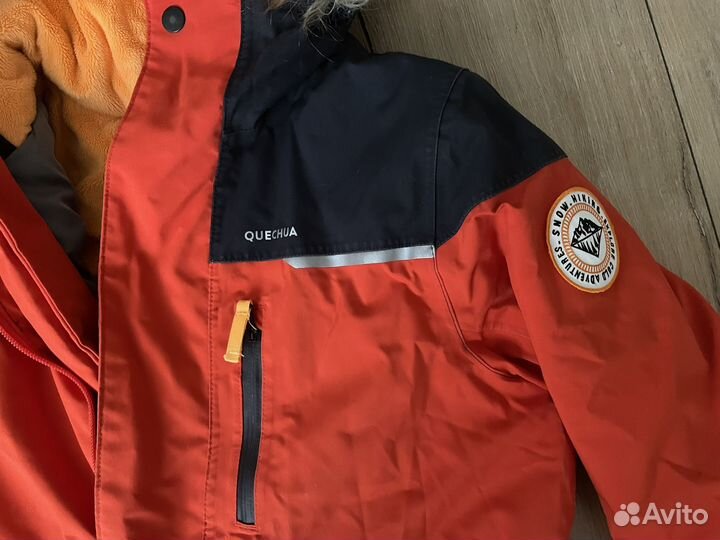 Куртка зимняя теплая quechua 10-11 лет
