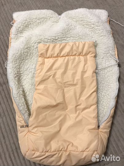 Зимний конверт на овчине