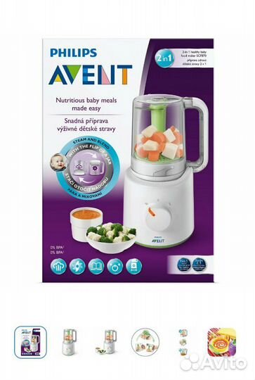 Блендер-пароварка Philips avent