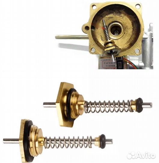 Шток водяного узла газовой колонки Neva