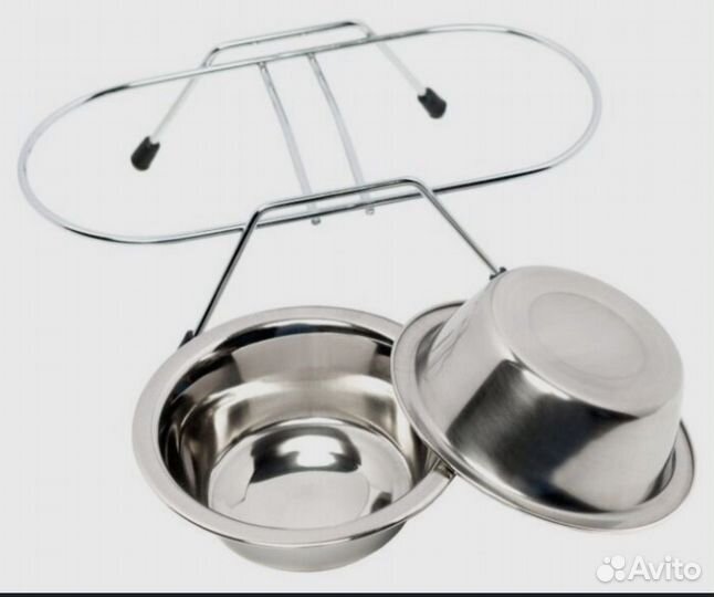 Миска для животных двойная