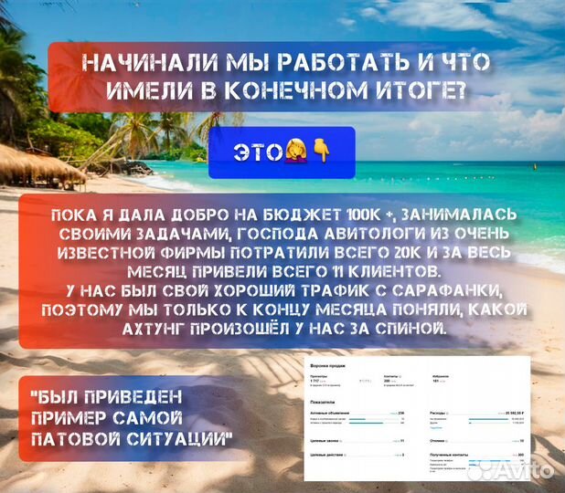 Авитолог/продвижение на авито без предоплаты