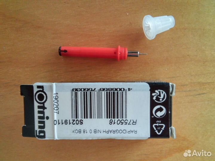 Пишущие элементы для рапидографов Rotring