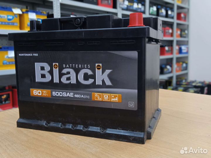 Акб Black 60а/h Новый с Гарантией