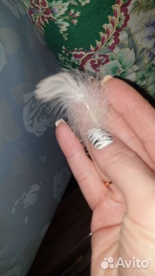 Подушка перьевая новая