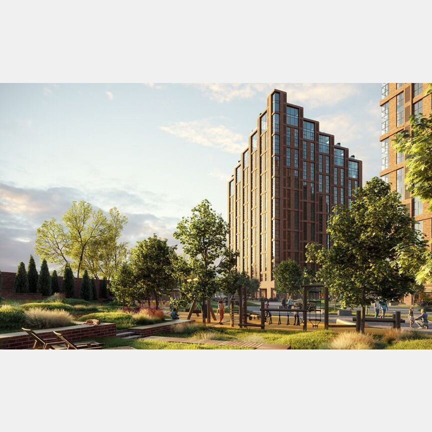 1-к. апартаменты, 41,9 м², 5/25 эт.