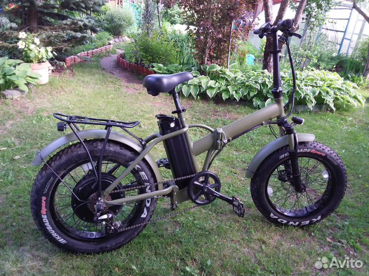 Электро фэтбайк медведь fold 1000