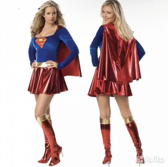 Костюм на хэлоуин косплей супер вумен Super Woman