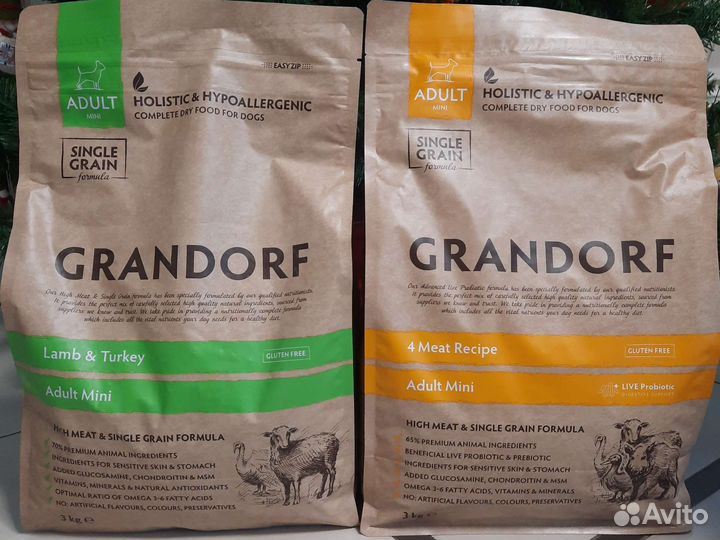 Грандорф Корм для собак мини пород 3 кг