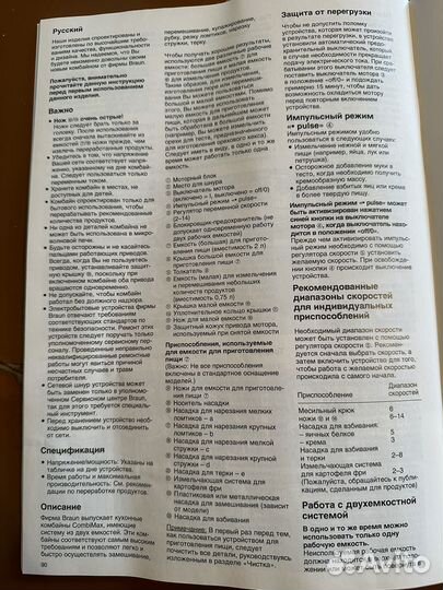 Кухонный комбайн braun