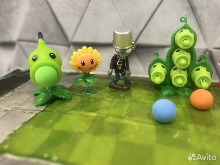 Растения против зомби + коврик карта