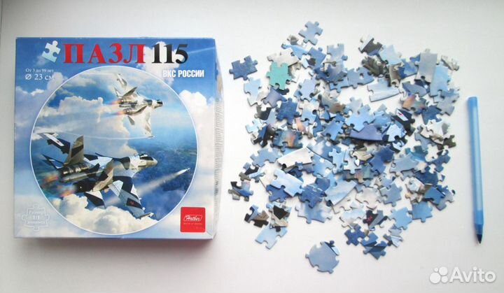 Пазлы круглые - 2 набора в одни руки