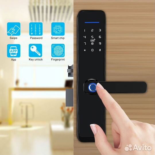 Установка умных,электронных,биометрических замков