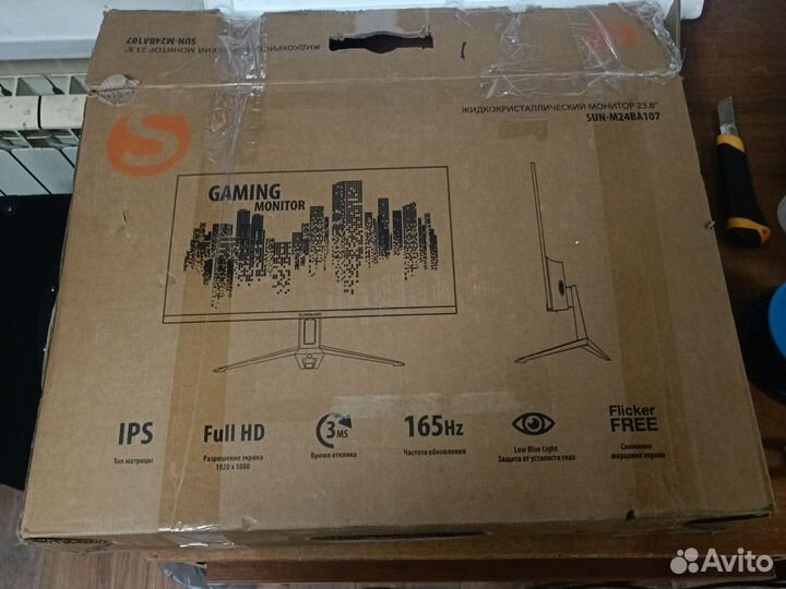 Монитор sunwind m24ba107 23,8дюйма