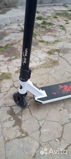 Самокат трюковой Tech Team duker 404 white