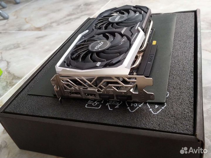 Видеокарта MSI 1660 Ti 6Gb на гарантии днс