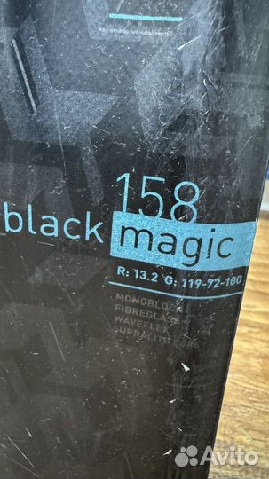 Горные лыжи elan blak magic 158