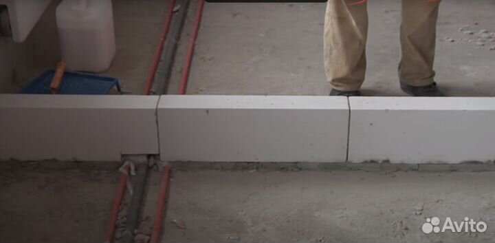 Газобетонный блок поревит прямоугольный