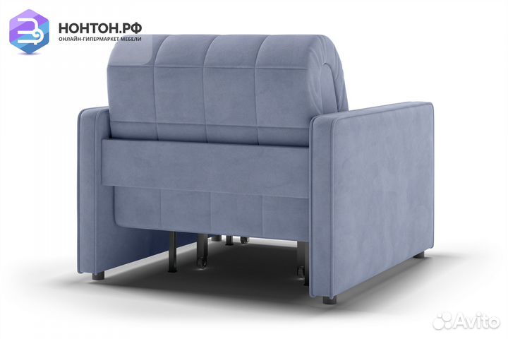 Кресло аккордеон Модо светло-серое