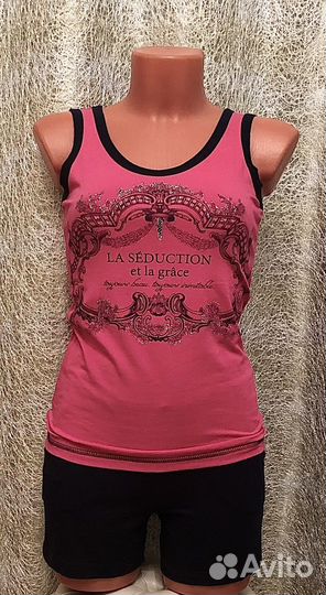 Комплект шорты майка хлопок Турция р S-XL