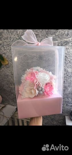 Букет цветов из мыла, розы, тюльпаны