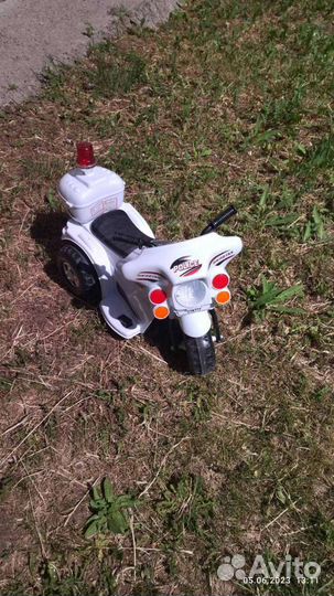 Детский электромобиль мотоцикл бу