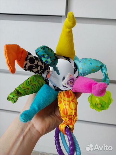 Игрушки Lamaze и Chicco (мотылек/кальмар/мартышка)