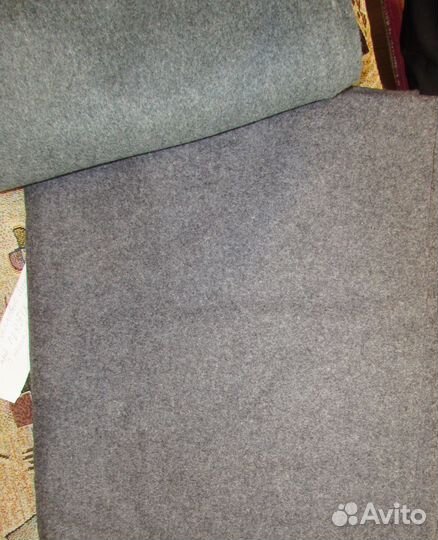Драп СССР Отрез ткани чистая шерсть 260 х 150 см