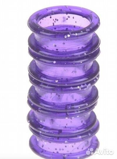 Кольца силиконовые для ножниц фиолетовые (пара)