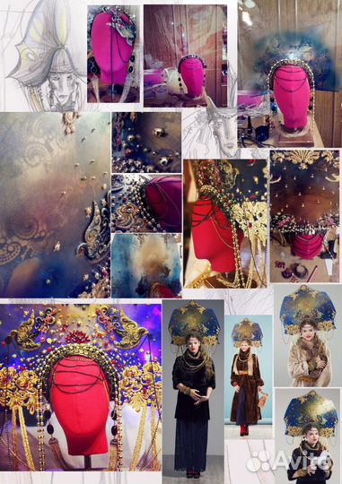 Стилистический головной убор, fashion 