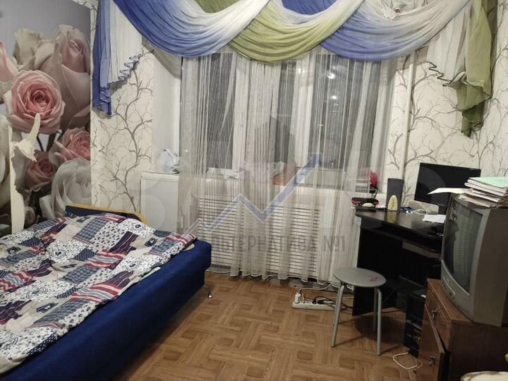 Комната 33,3 м² в 2-к., 3/4 эт.