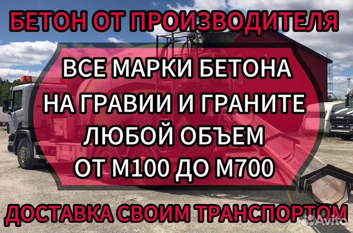 Бетон с доставкой