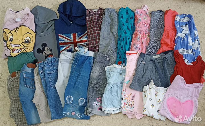 Одежда пакетом на девочку 122