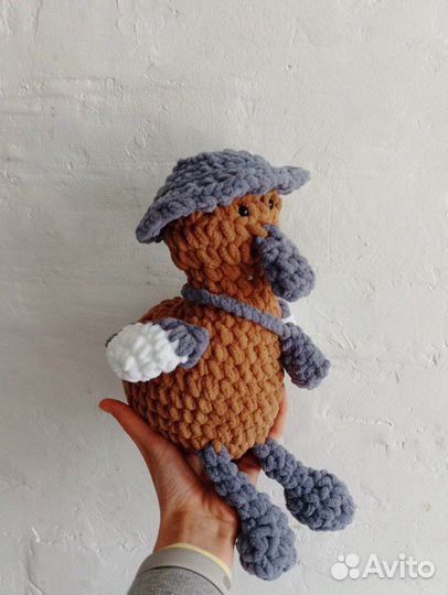 Вязанная игрушка Чайка